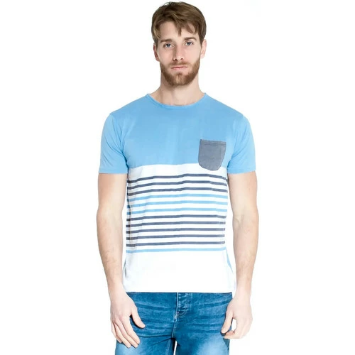 French Denim T-Shirt ray? marin T-shirts & Polos 3 French Denim T-Shirt ray? marin T-shirts & Polos