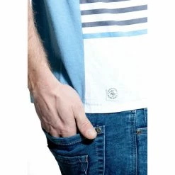 French Denim T-Shirt ray? marin T-shirts & Polos 6 French Denim T-Shirt ray? marin T-shirts & Polos -French Denim Soldes 21553302 500 B