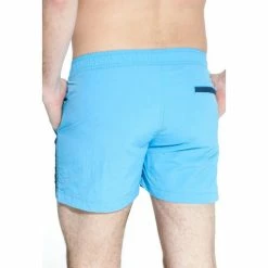 French Denim Short de bain bicolore bleu Pochettes / Sacoches -French Denim Soldes 21553308 500 C