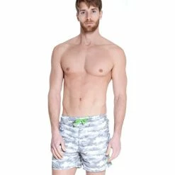 French Denim Short de bain camouflage Beige Pochettes / Sacoches