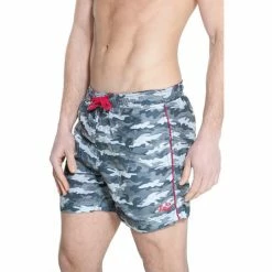 French Denim Short de bain camouflage Gris Pochettes / Sacoches -French Denim Soldes 21553312 500 C