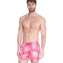 French Denim Short de bain feuilles de palmiers Pochettes / Sacoches