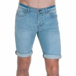 French Denim Bermudas jeans bleach Shorts & Bermudas