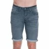 French Denim Bermudas jeans gris stretch Shorts & Bermudas