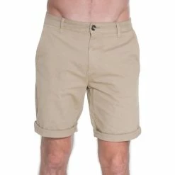 French Denim Bermudas chino stretch beige Shorts & Bermudas