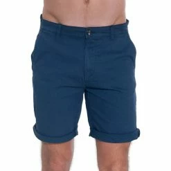 French Denim Bermudas chino stretch marine Shorts & Bermudas