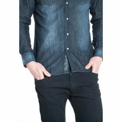 French Denim Chemise denim manches longues Chemises -French Denim Soldes 21553346 500 C