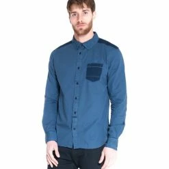 French Denim Chemise popeline bicolore Chemises