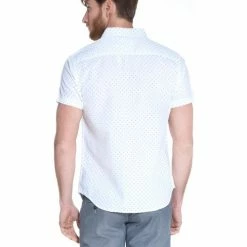 French Denim Chemise blanche manche courte ? pois Chemises -French Denim Soldes 21553353 500 C