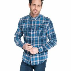 French Denim Chemise ? carreaux Chemises