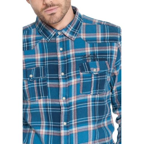 French Denim Chemise ? carreaux Chemises 4 French Denim Chemise ? carreaux Chemises – Image 2