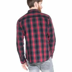 French Denim Chemise ? carreaux City Chemises -French Denim Soldes 21553375 500 C