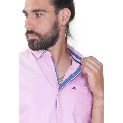 French Denim Chemise manches courtes Oxford Chemises 4 French Denim Chemise manches courtes Oxford Chemises – Image 2