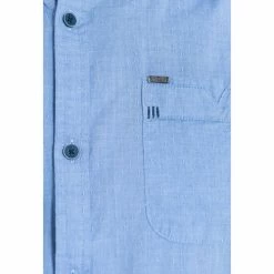 French Denim Chemise dobby bleue chambray Chemises 7 French Denim Chemise dobby bleue chambray Chemises -French Denim Soldes 21553385 500 C