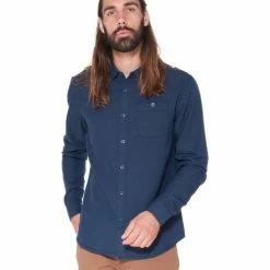 French Denim Chemise manches longues marine Chemises