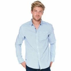 French Denim Chemise manches longues bleue Chemises