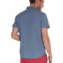 French Denim Chemise micromotif stretch Chemises -French Denim Soldes 21553398 500 C