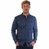 French Denim Chemise bleue marine ? imprim?s g?om?triques Chemises 2 French Denim Chemise bleue marine ? imprim?s g?om?triques Chemises -French Denim Soldes 21553402 500 A