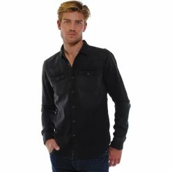 French Denim Chemise denim noire Chemises