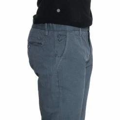 French Denim Pantalon chino imprim? anthracite Pantalons 6 French Denim Pantalon chino imprim? anthracite Pantalons -French Denim Soldes 21553407 500 C