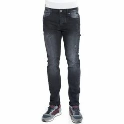 French Denim Pantalon jeans destroy stretch Jeans