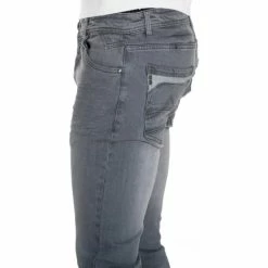 French Denim Jeans gris stretch regular Jeans -French Denim Soldes 21553418 500 C