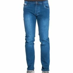 French Denim Jeans bleu clair stretch regular Jeans