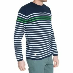 French Denim Pull marin boutonn? Pulls & Gilets -French Denim Soldes 21553441 500 C