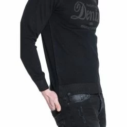 French Denim Pull col rond Jacquard denim Pulls & Gilets -French Denim Soldes 21553443 500 C