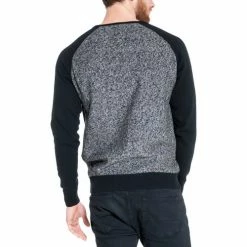 French Denim Pull col rond Bicolore vintage Pulls & Gilets -French Denim Soldes 21553445 500 C