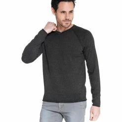 French Denim Pull col V imprim? Pulls & Gilets