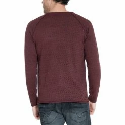 French Denim Pull col V imprim? Pulls & Gilets -French Denim Soldes 21553452 500 C