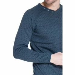 French Denim Pull col V imprim? Pulls & Gilets -French Denim Soldes 21553453 500 C