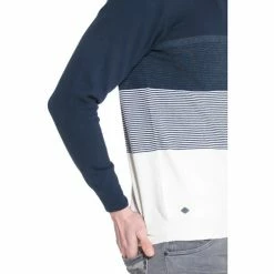 French Denim Pull ? rayures d?grad?es Pulls & Gilets -French Denim Soldes 21553458 500 C