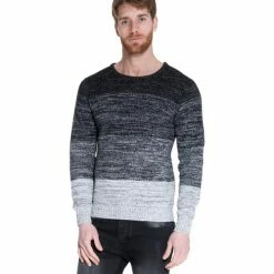 French Denim Pull ray? maille fantaisie Pulls & Gilets