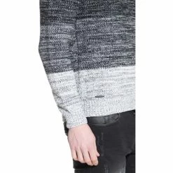 French Denim Pull ray? maille fantaisie Pulls & Gilets -French Denim Soldes 21553474 500 C