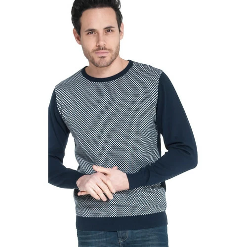 French Denim Pull bicolore jacquard devant Pulls & Gilets 3 French Denim Pull bicolore jacquard devant Pulls & Gilets