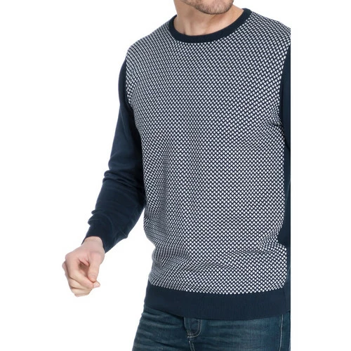 French Denim Pull bicolore jacquard devant Pulls & Gilets 4 French Denim Pull bicolore jacquard devant Pulls & Gilets – Image 2