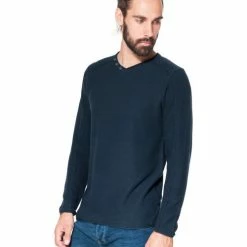 French Denim Pull col V fantaisie Pulls & Gilets -French Denim Soldes 21553483 500 C