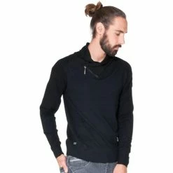 French Denim Pull col fantaisie zipp? Pulls & Gilets -French Denim Soldes 21553489 500 C