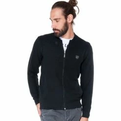 French Denim Gilet Teddy maille fantaisie Pulls & Gilets