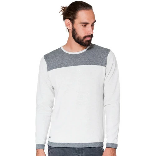 French Denim Pull col rond Bicolore Pulls & Gilets 3 French Denim Pull col rond Bicolore Pulls & Gilets