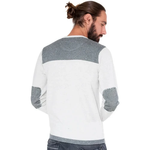 French Denim Pull col rond Bicolore Pulls & Gilets 4 French Denim Pull col rond Bicolore Pulls & Gilets – Image 2