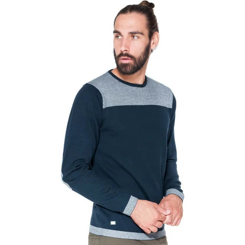 French Denim Pull col rond Bicolore Pulls & Gilets 4 French Denim Pull col rond Bicolore Pulls & Gilets – Image 2