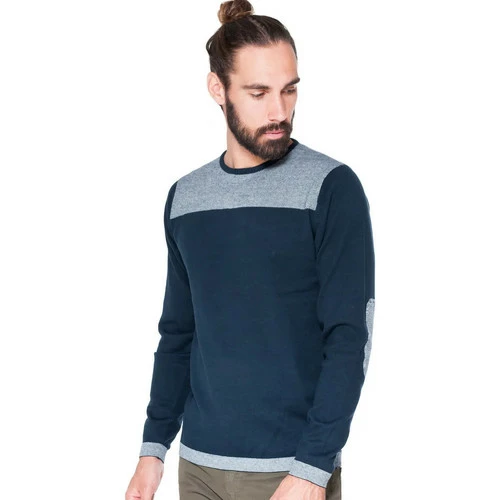 French Denim Pull col rond Bicolore Pulls & Gilets 5 French Denim Pull col rond Bicolore Pulls & Gilets – Image 3