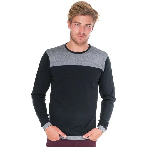 French Denim Pull col rond Bicolore Pulls & Gilets 3 French Denim Pull col rond Bicolore Pulls & Gilets