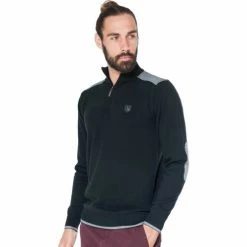 French Denim Pull bicolore col zipp? Pulls & Gilets