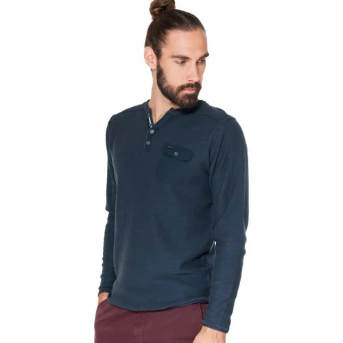 French Denim Pull Col Y boutonn? Pulls & Gilets 5 French Denim Pull Col Y boutonn? Pulls & Gilets – Image 3