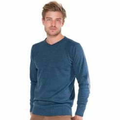 French Denim Pull col V chin? Pulls & Gilets