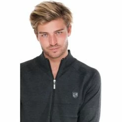 French Denim Gilet zipp? signature Pulls & Gilets -French Denim Soldes 21553511 500 B